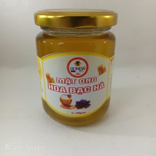 Mật Ong Hoa Bạc Hà Hũ Thủy Tinh 300g