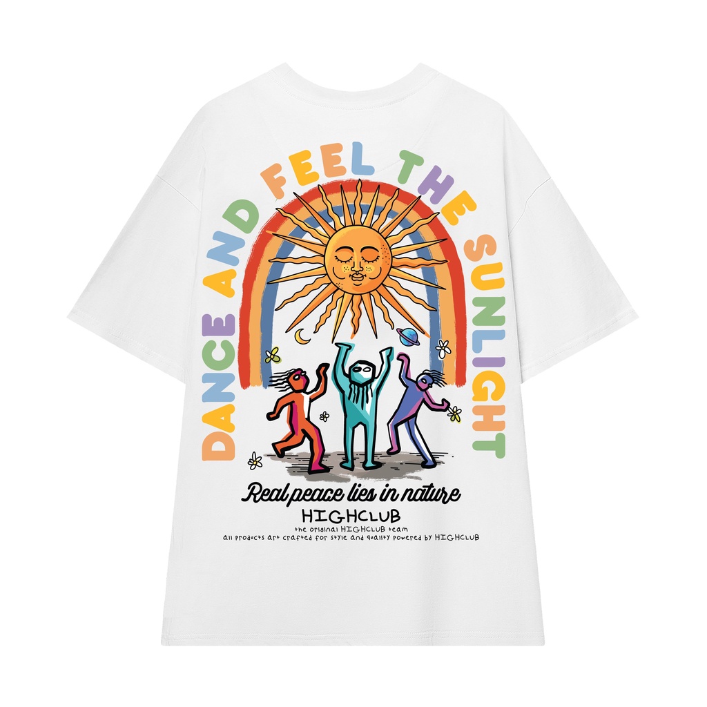 Joyful Tee - White/Black | WebRaoVat - webraovat.net.vn