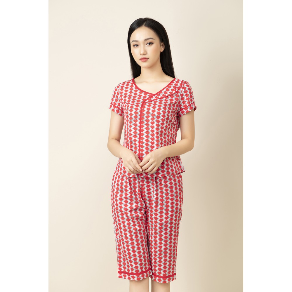 [Mã WAYOLO giảm 20% đơn 99k] Bộ đồ mặc nhà cao cấp Sweeten your life hồng chấm bi boi lụa mềm mại | BigBuy360 - bigbuy360.vn