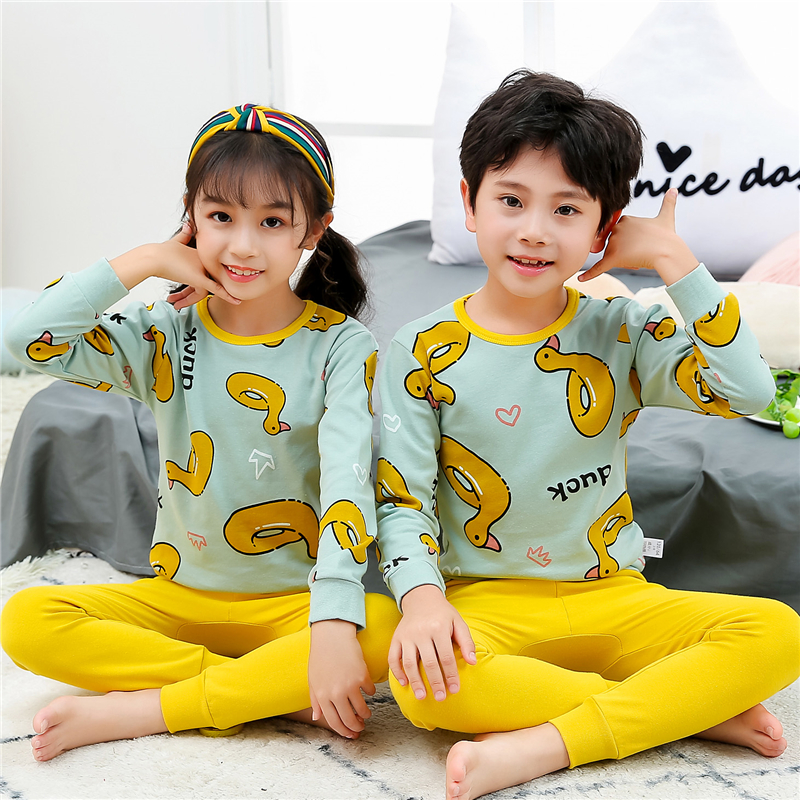 Bộ Đồ Ngủ 2 Món Bằng Cotton Cho Bé Trai 2-15 Tuổi