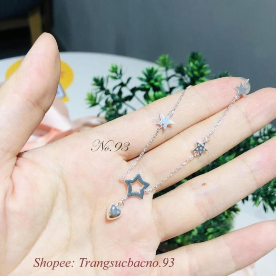 (BẠC CHUẨN)  LẮC TAY BẠC CHO NỮ ĐẸP TRANG SỨC CAO CẤP NO.93 VÒNG TAY BẠC ĐẸP  SILVER x a . | BigBuy360 - bigbuy360.vn