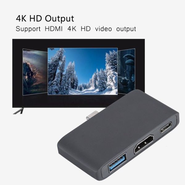 USB3.1 Type C Hub to HDMI Support Dex Mode for Samsung S8/S9 Nintend Switch with