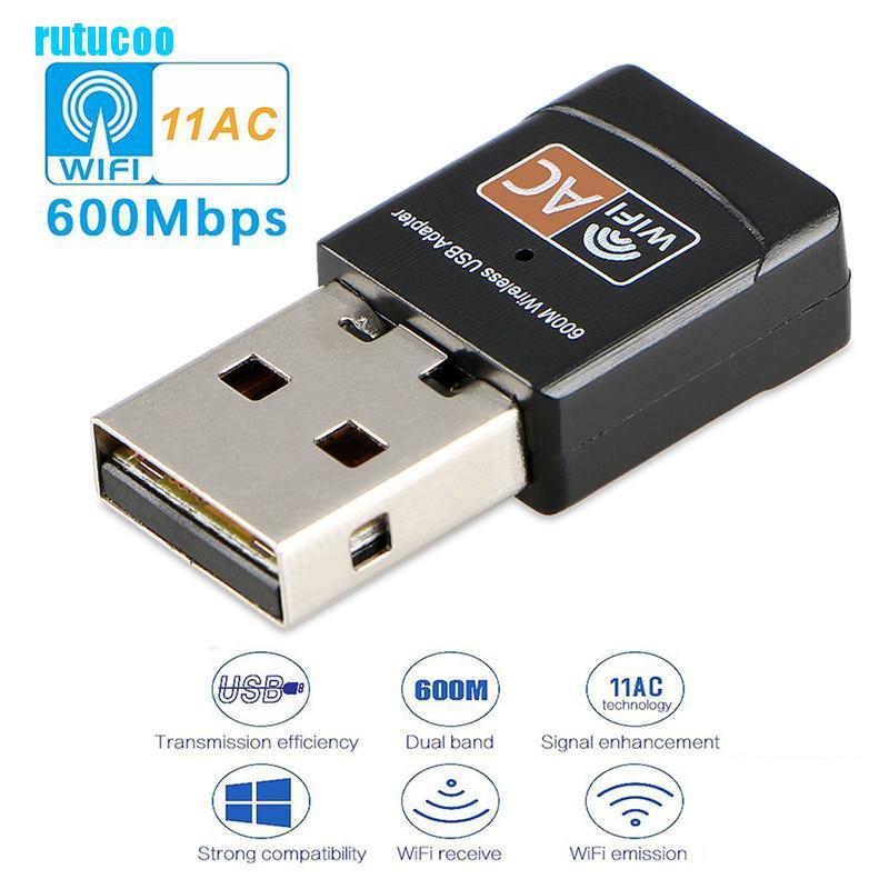 Usb Wifi 600mbps 2.4g / 5g Hz 802.11ac