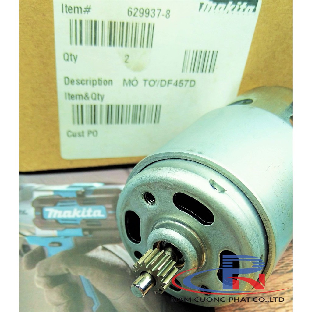 Motor máy dùng pin 18v Makita HP457/ DF457/DHP453 - 629937-8