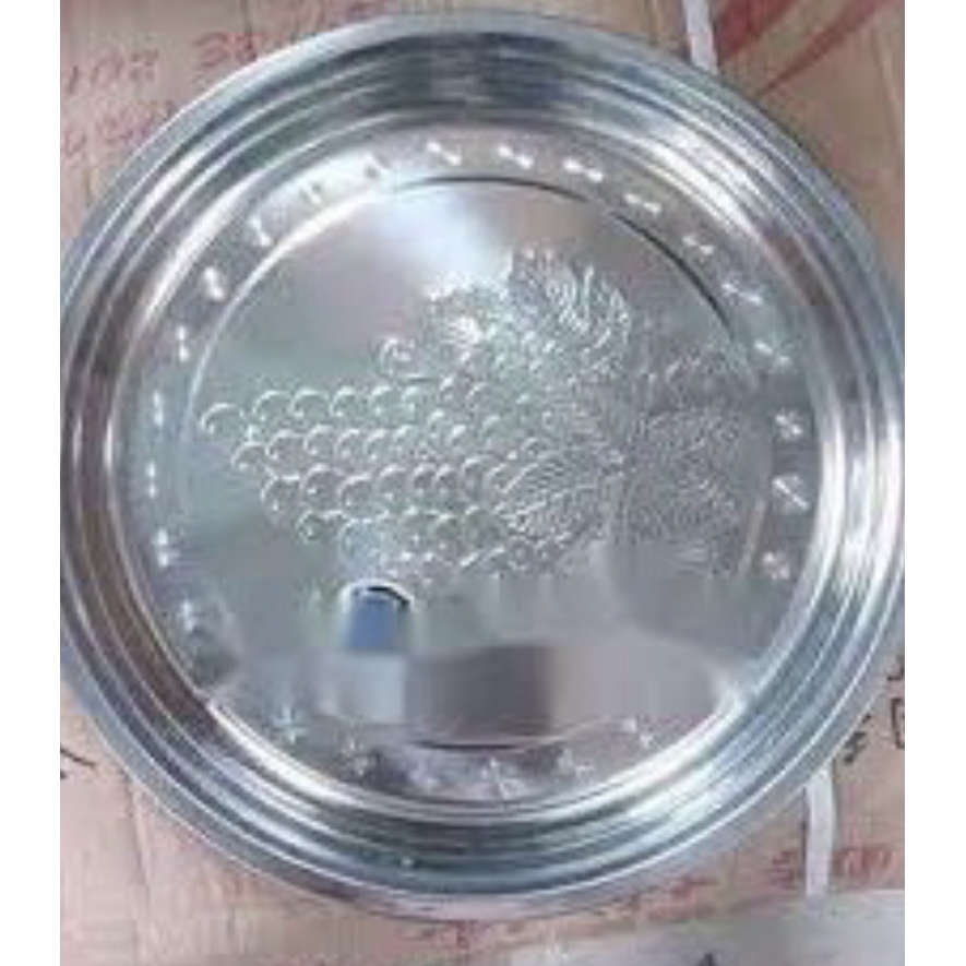 Khay Inox tròn các size đường kính 26/28/30/32/34/36/38/40 cm