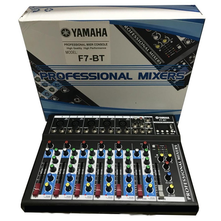 MIXER YAMAHA F7 có bluetooth, usb