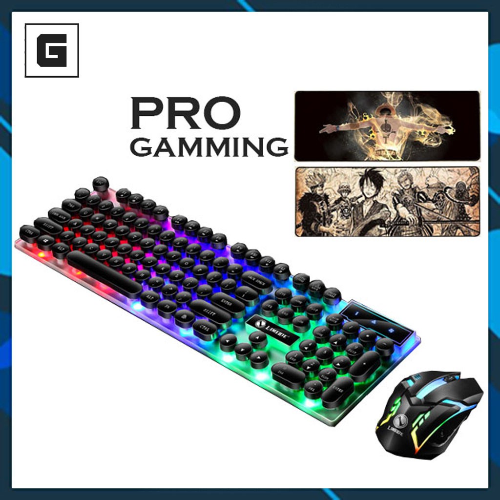 Bộ Combo Bàn Phím Chuột Giả Cơ Gaming GTX320 chơi game siêu mượt. | BigBuy360 - bigbuy360.vn