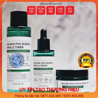 Bộ dưỡng da ngừa mụn Some By Mi AHA-BHA-PHA 30 Days Miracle Hàn Quốc