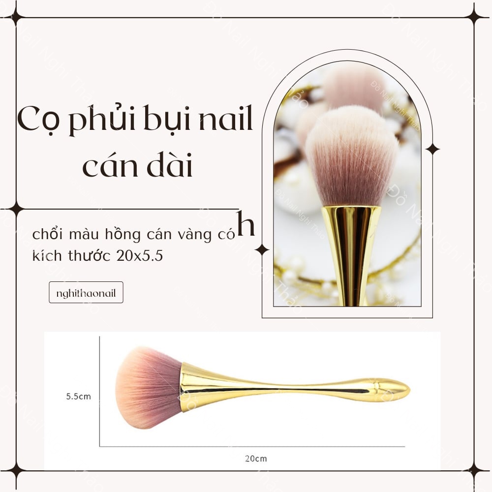 Chổi phủi bụi nail LADURA cán dài