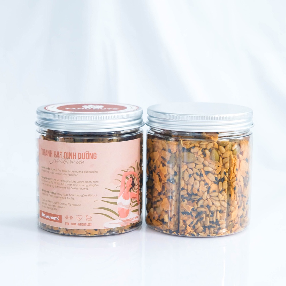 Bánh ngói hạnh nhân ăn kiêng TANU NUTS, bánh giảm cân không đường, keto tiện lợi