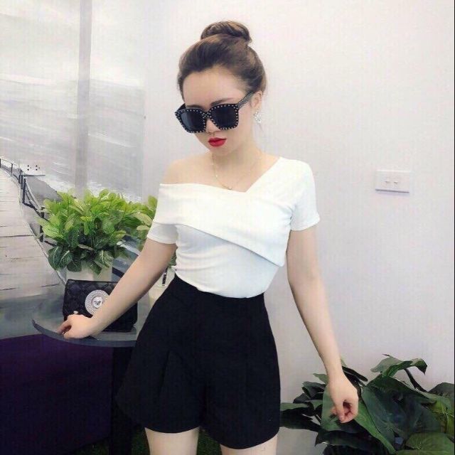 Áo trể vai cấp