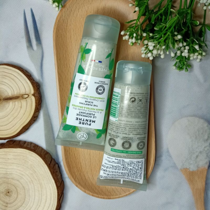 Tẩy Tế Bào Chết cho da dầu Yves Rocher Purifying Scrub 75ml