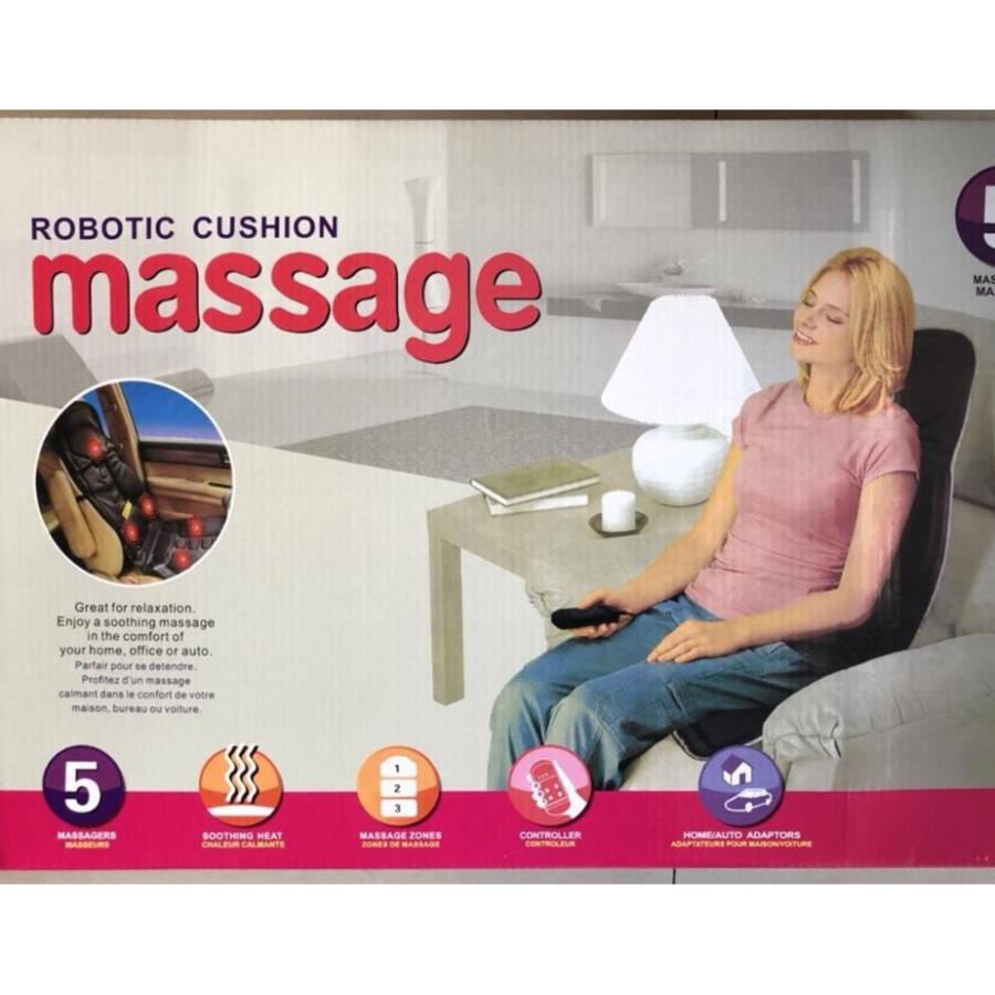 Nệm ghế massage, đệm ghế, lót ghế massage toàn thân trên ghế ô tô, trong nhà, văn phòng, hàng nhập khẩu chính hãng .