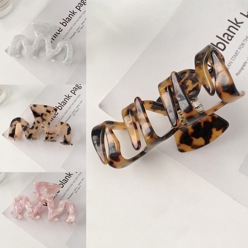 Kẹp Tóc Hình Vỏ Sò Gợn Sóng Cho Rùa / Hình Học