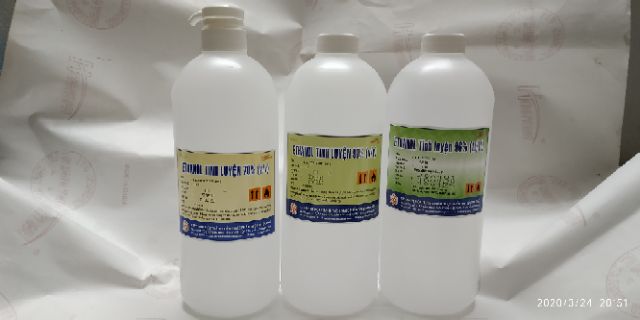 NƯỚC RỬA TAY KHÔ DIỆT KHUẨN (CỒN ETHANOL 70% CÓ VÒI NHẤN - CÔNG TY DƯỢC OPC)