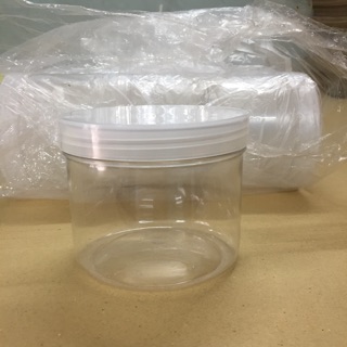 Hũ nhựa nắp trắng 500gr 14k