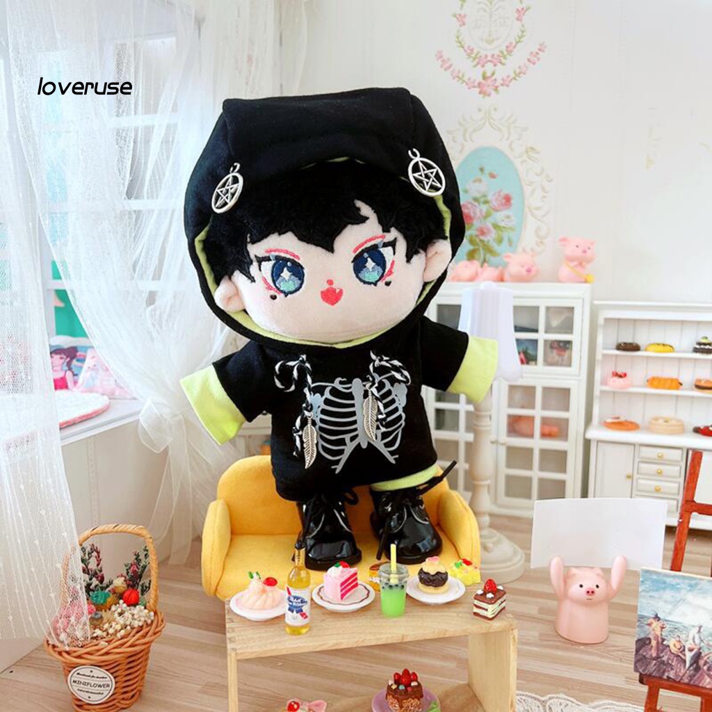 Bộ Quần Áo Búp Bê Bằng Cotton Mặc Thường Ngày