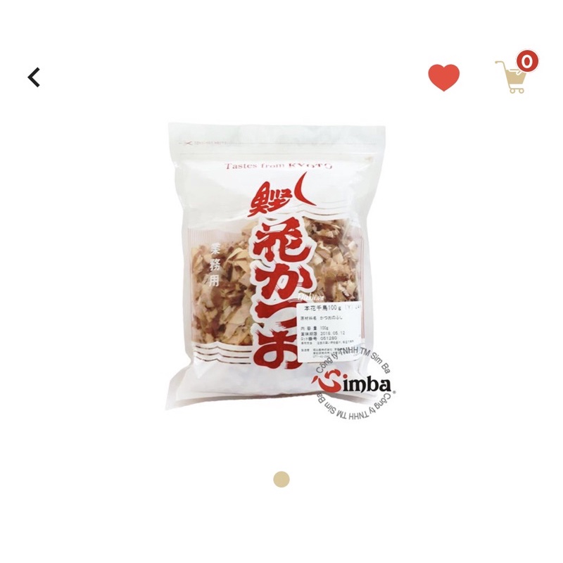 Cá ngừ bào khô Nhật Bản _100g sợi to