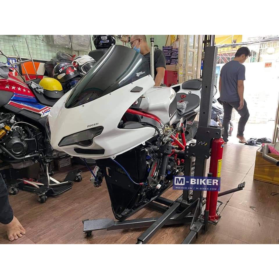 Ben nâng xe pkl thủy lực di chuyển motor naked và sport Mbiker MB107 - Hàng Chính Hãng