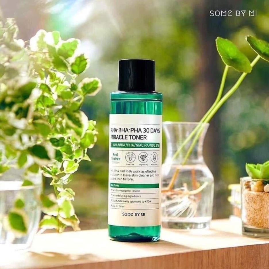 Toner Dưỡng Ẩm Làm Sạch Some By Mi AHA-BHA-PHA 30 Days Miracle Toner- NGỪA MỤN, LÀM SÁNG DA, KIỂM SOÁT BÃ NHỜN