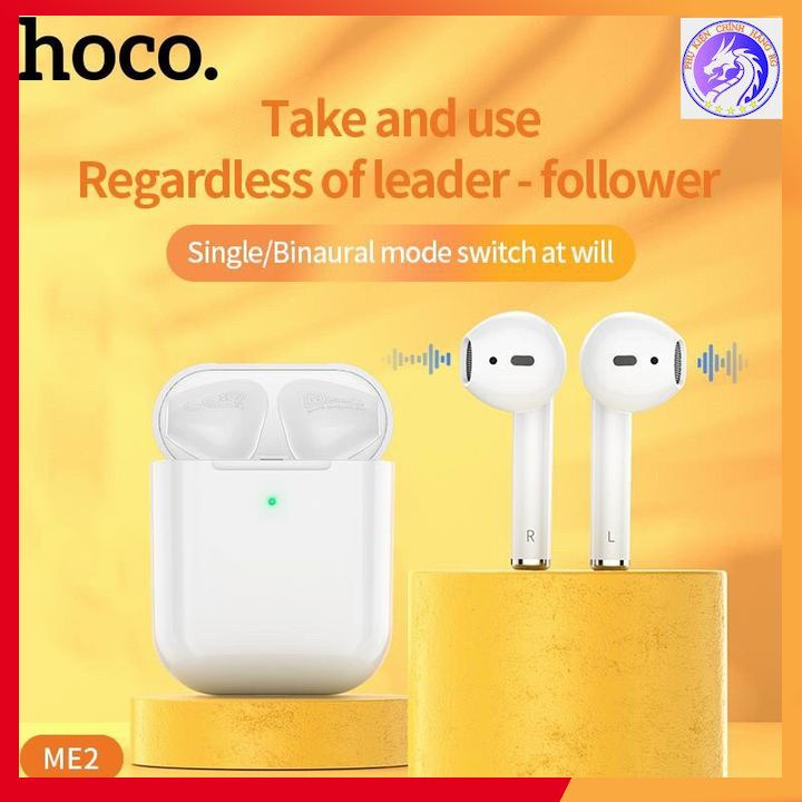 Tai Nghe Bluetooth V5.0 Cảm Ứng Hai Bên Hoco ME2/ Hoco ES39 & Lanex LEP-W12 Có Mic Dock Sạc Không Dây - BH 12 Tháng