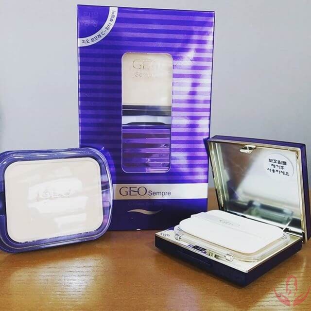 Phấn Geo hộp xanh