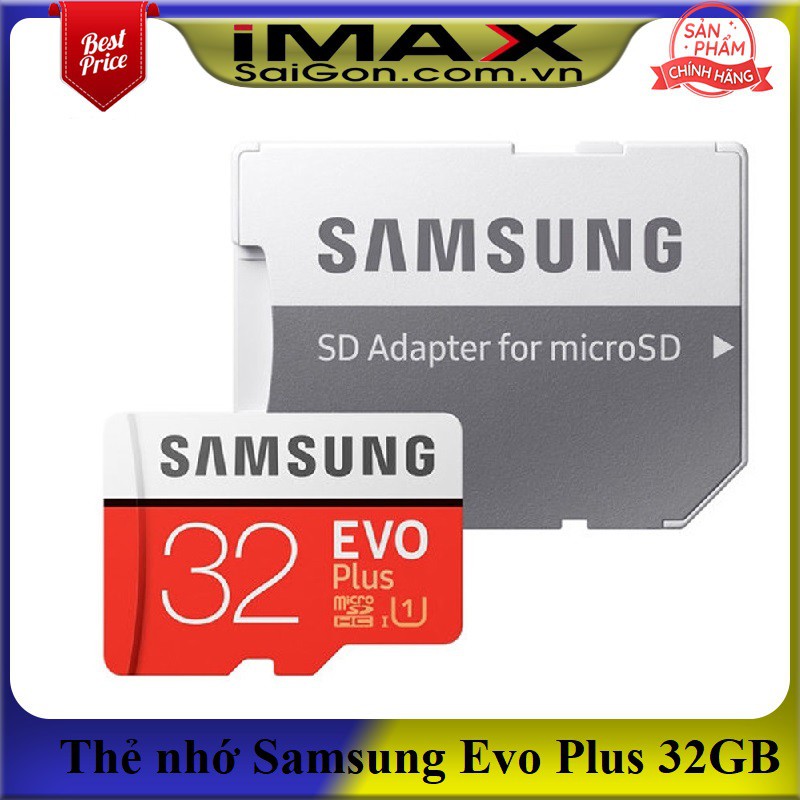 THẺ NHỚ SAMSUNG MICRO SDHC EVO PLUS 32GB 95MB/S