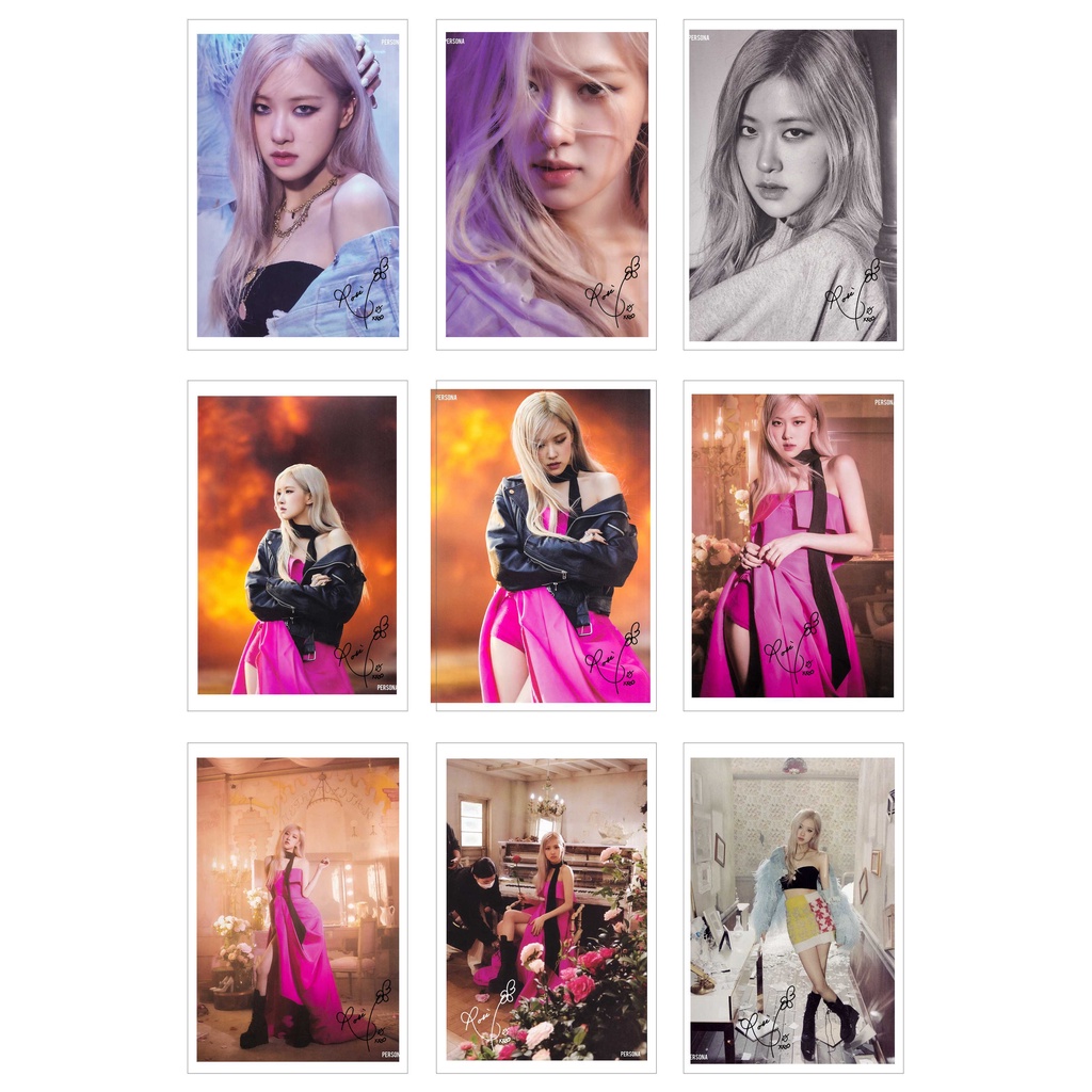 [Ép Lụa] Lomo Card 36 Ảnh BLACKPINK ROSÉ -R- SPECIAL (có chữ ký )