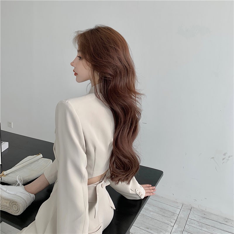 Casual suit jacket women's short Korean style small suit jacket trend