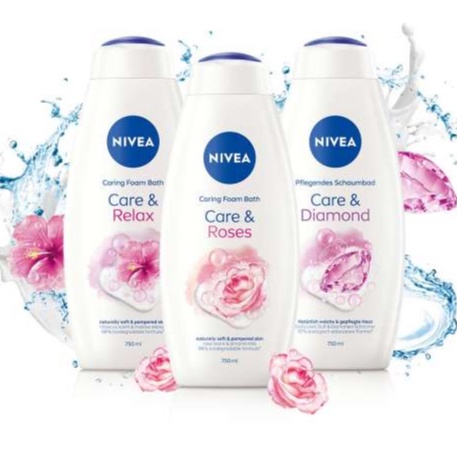 Sữa tắm dưỡng da hương hoa NIVEA nhập từ Đức 750ml