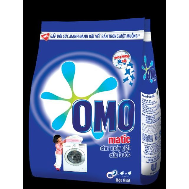 Bột giặt máy cửa ngang Omo 6kg ( mẫu mới)