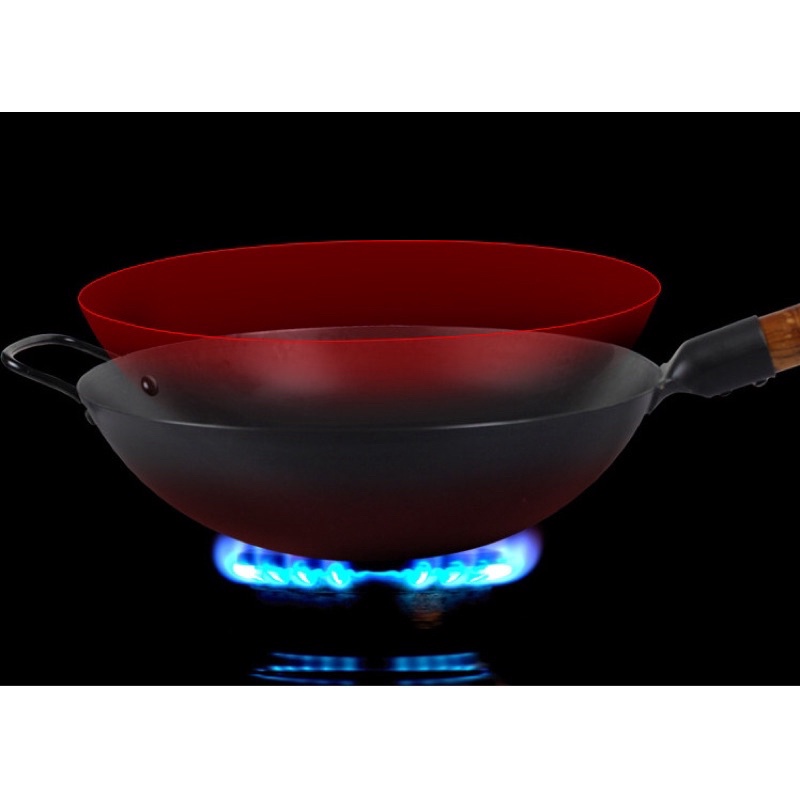 CHẢO THÉP CAO CẤP CHỐNG DÍNH TỰ NHIÊN SIZE 32 -34CM - 36Cm