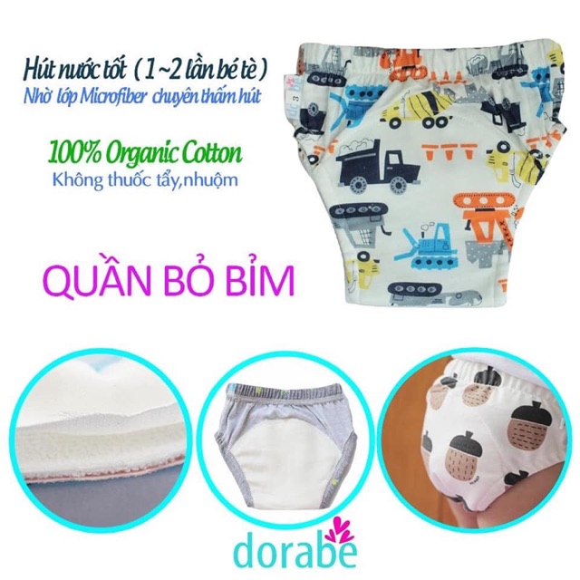 Quần bỏ bỉm DORABE Size 2