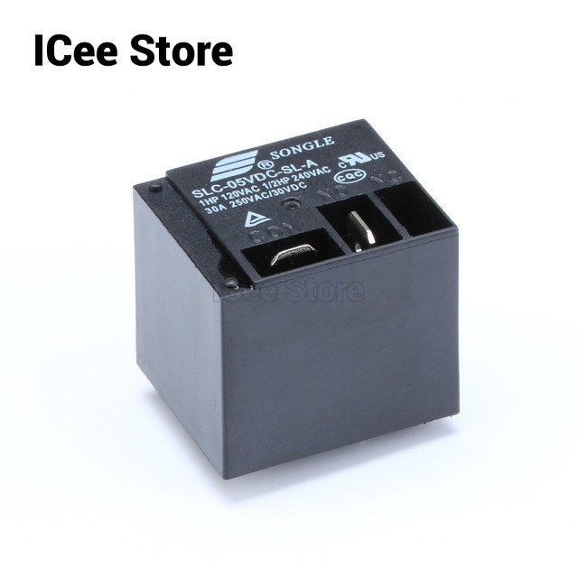 Set 5 Rơ Le Điện T91 4Pin 5Pin SLC-12VDC-SL-A SLC-24VDC-SL-A SLC-05VDC-SL-A 5V 12V 24 30A HF2100