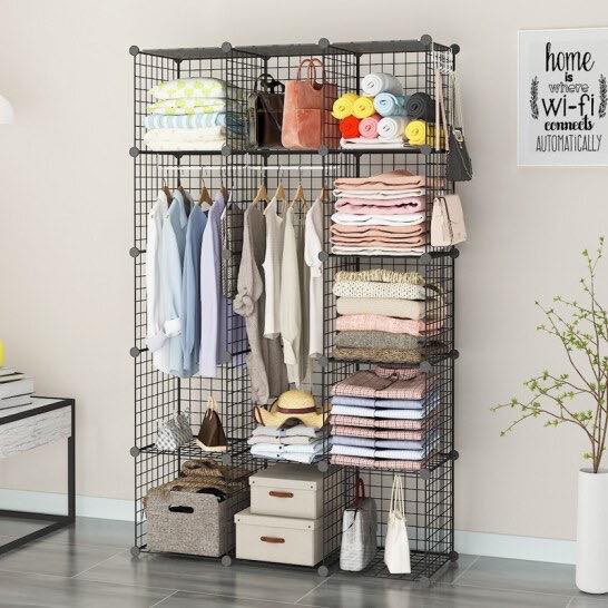 Tấm Lưới Sắt Thép Lắp Ghép Đa Năng ,Tấm Trang Trí, Decor Giá Để Sách, Tủ Kệ, Chuồng Nuôi Thú Cưng