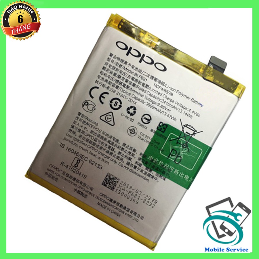 Pin OPPO F9, R17, , Chính Hãng