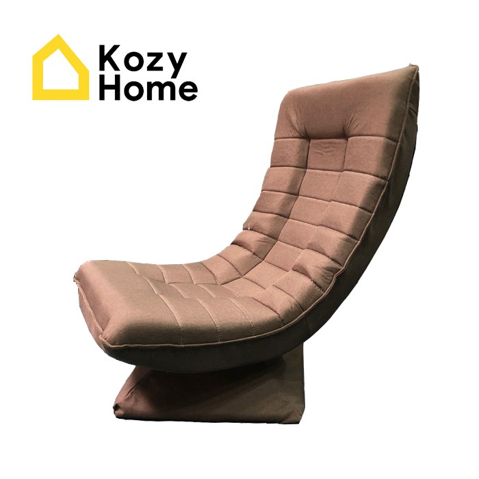 Ghế Lười Thư Giãn KOZY HOME Xoay Tròn 360 Độ - Ghế Tựa Lưng Bọc Vải Nỉ Thoải Mái