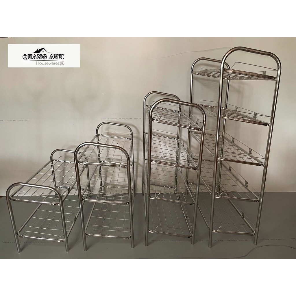 Kệ giày dép inox 4 tầng