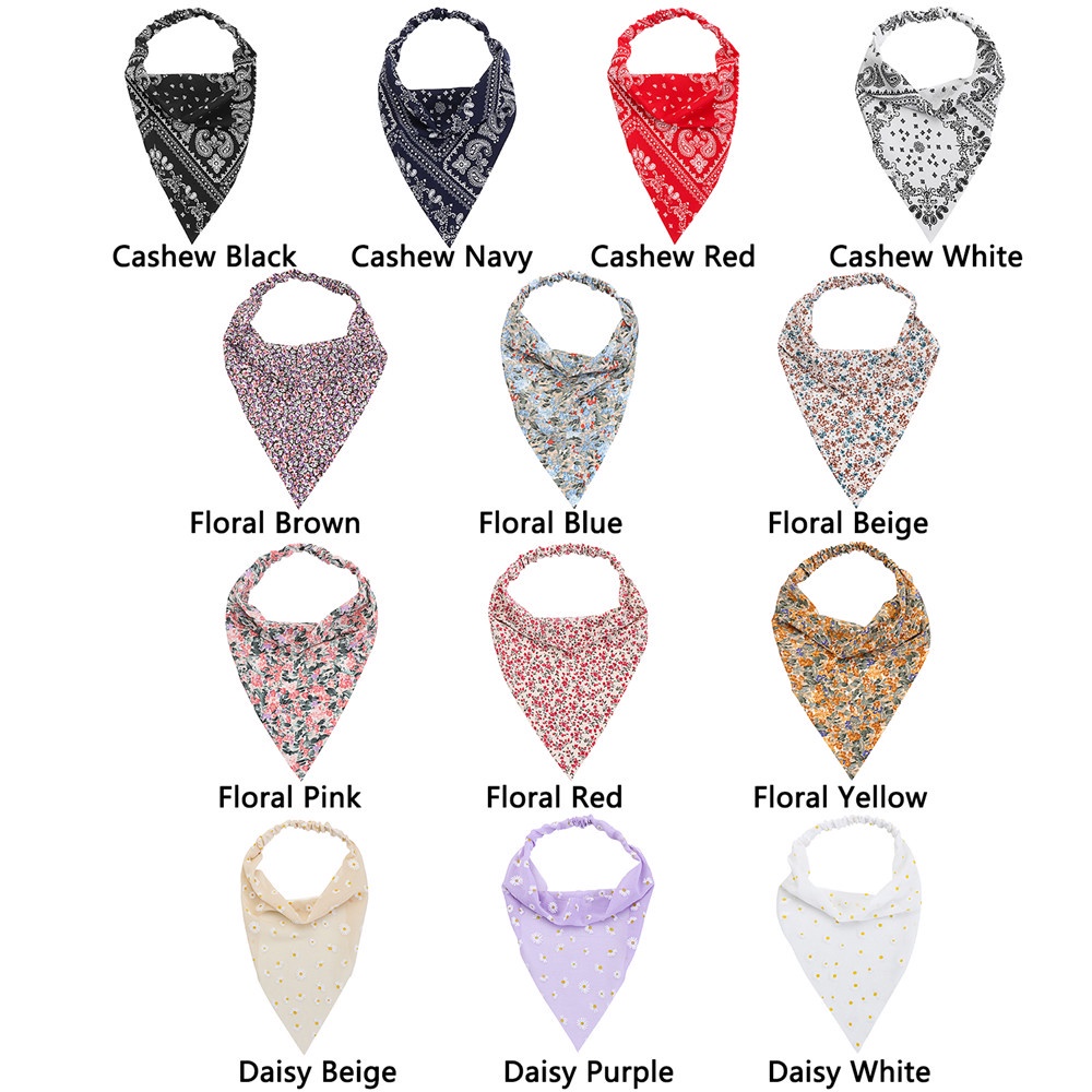 Băng Đô In Hoa Phong Cách Bohemian Thời Trang Cho Nữ