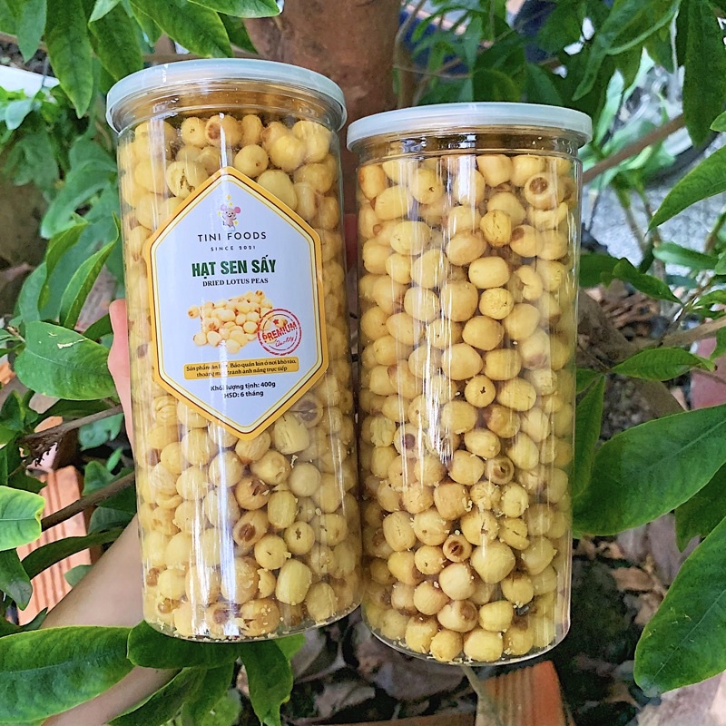 (TNF) 400G Hạt Sen Sấy Giòn Tini Foods Loại 1 - Hàng Chuẩn VSATTP