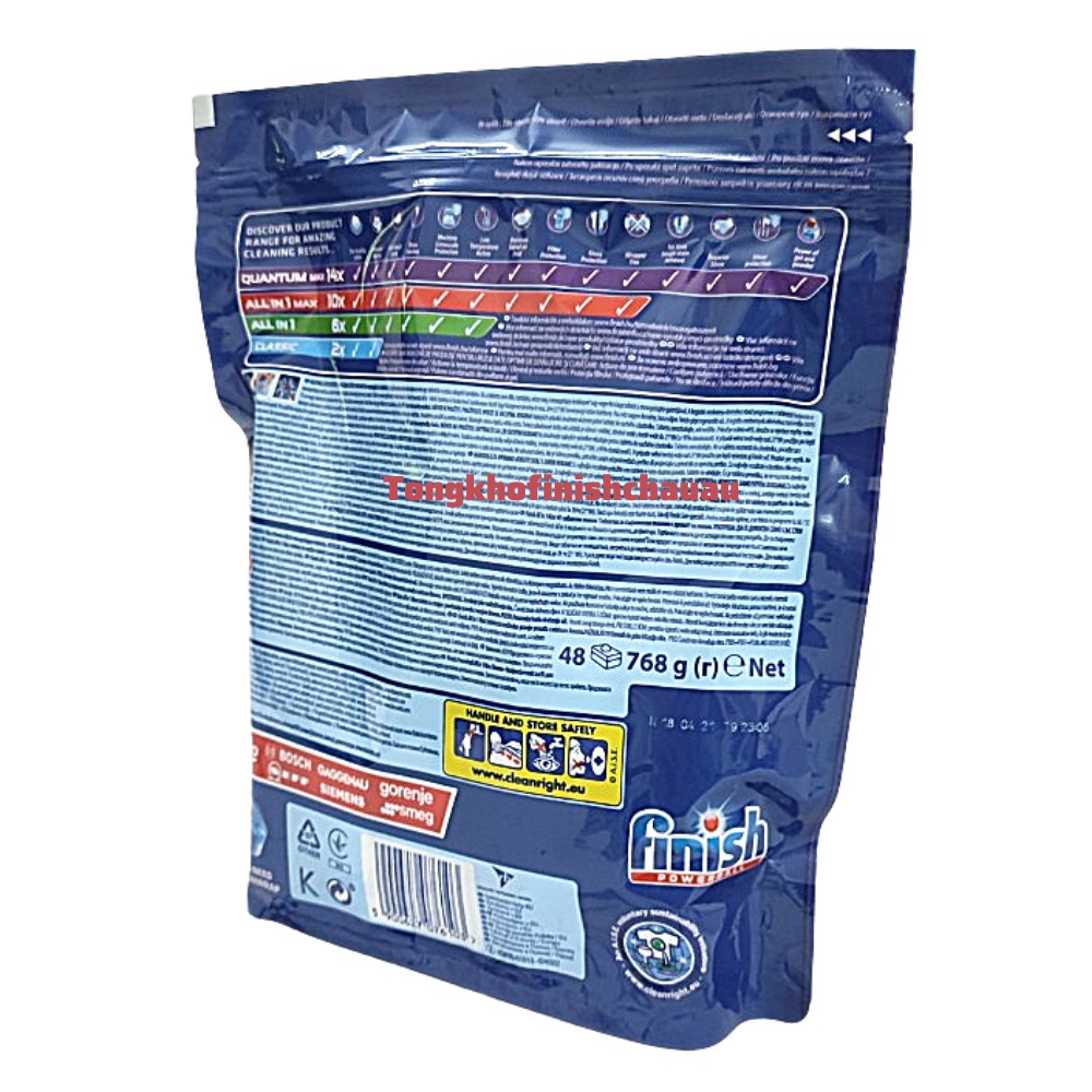 Viên rửa bát Finish All in 1 Max (hàng chính hãng )