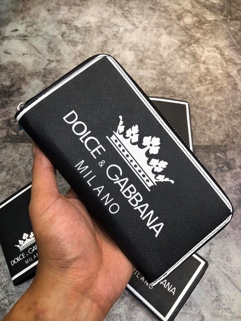 VÍ DA NAM DG CAO CẤP- VÍ NAM CẦM TAY THỜI TRANG.