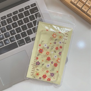 Ốp Silicon nhiều hoa nhí đỏ