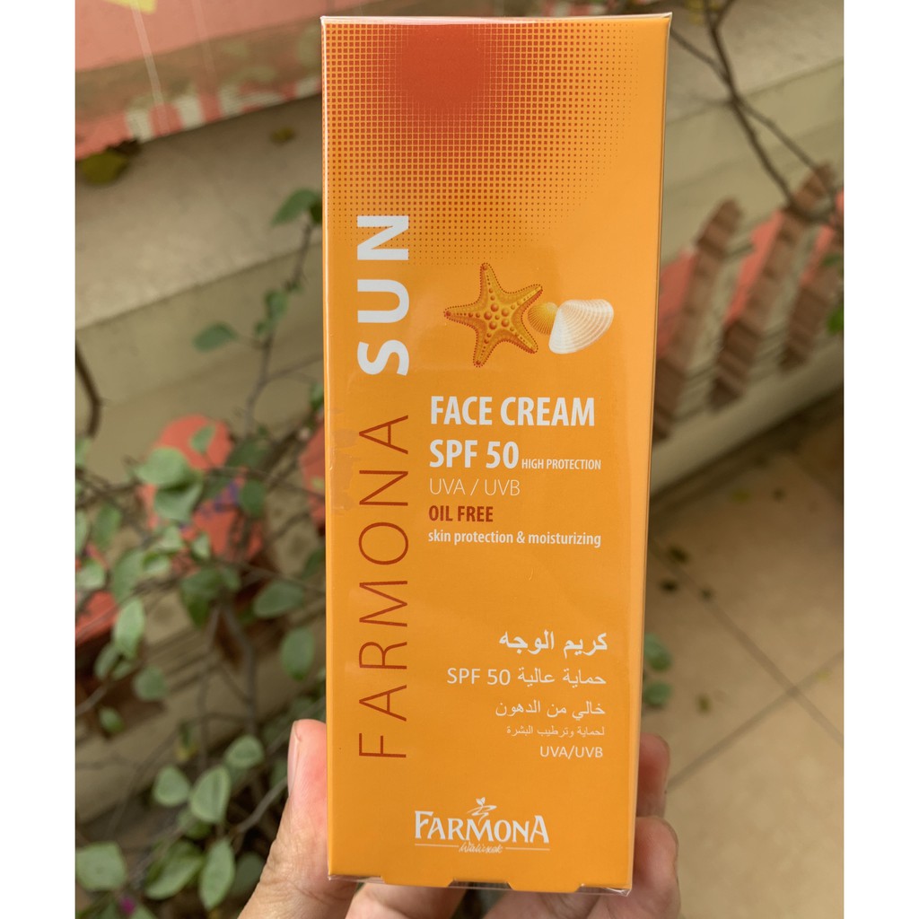 Kem Chống Nắng Farmona Sun SPf 50 Oil Free Cho Da Dầu Hỗn Hợp