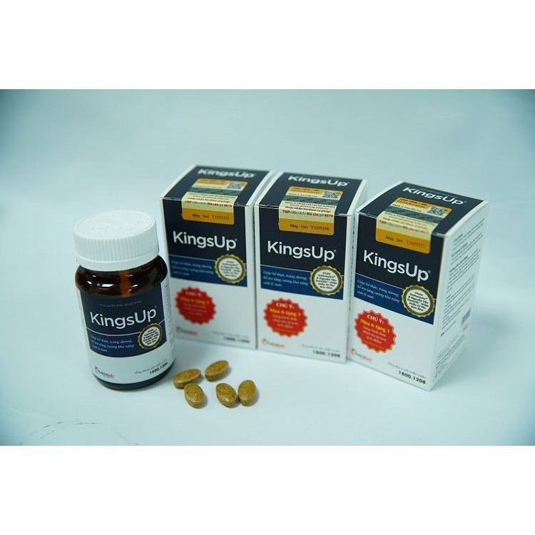KINGSUP - Giúp tăng cường sức khỏe sinh lý cho nam giới Việt - Lọ 30 viên