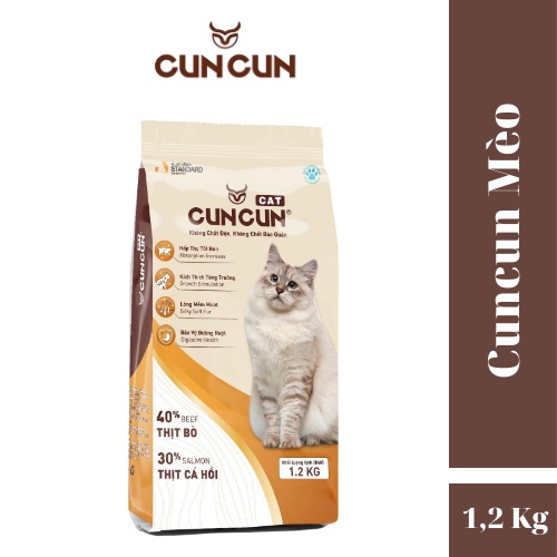 Thức ăn cho mèo CunCun CAT (Hạt mèo phổ thông)