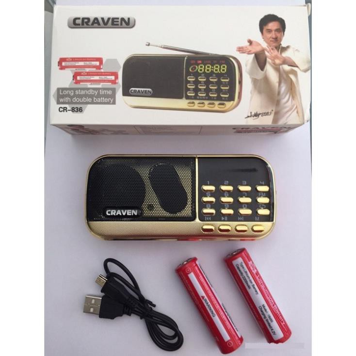 Loa thẻ nhớ nghe pháp Craven CR-836S
