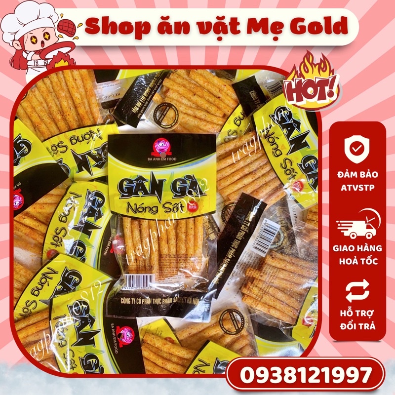 Snack gân gà nóng sốt Ba Anh Em Food (gói 30g)