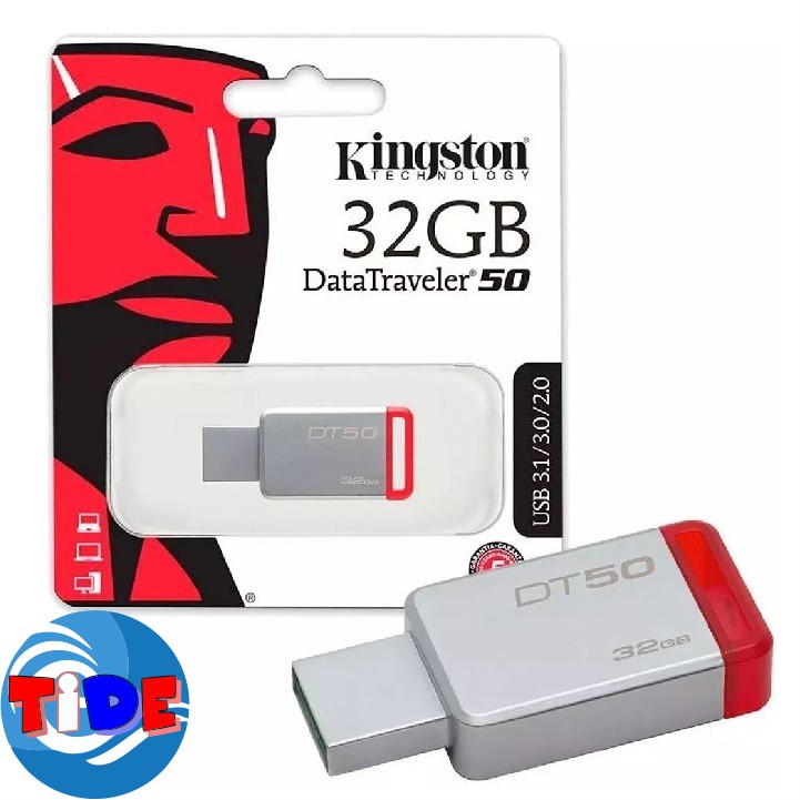 USB 32GB/16GB - Kingston DT50 – Vỏ thép nguyên khối – CHÍNH HÃNG – BH 5 năm