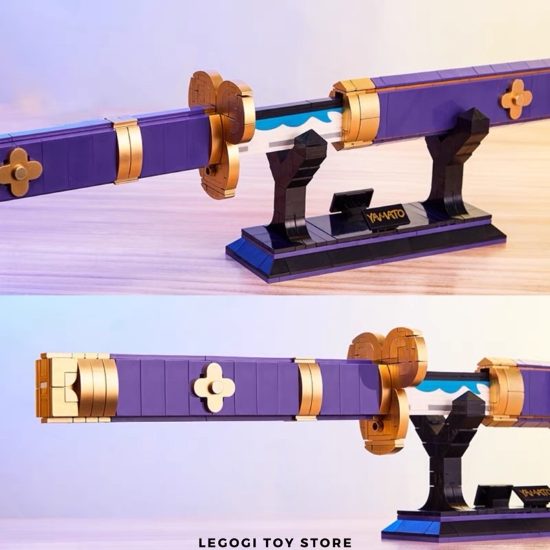 Đồ chơi mô hình Legogi lắp ráp KIẾM VIÊM TRỤ RENGOKU ZORO GETSU THANH GƯƠM DIỆT QUỶ Demon Slayer